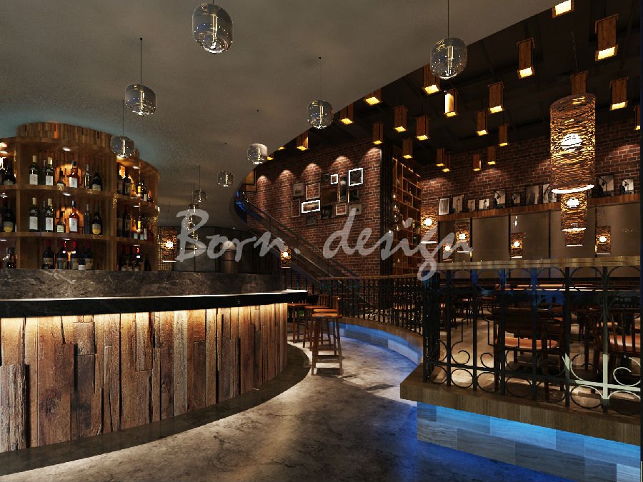 音乐主题餐厅装饰装修设计-7