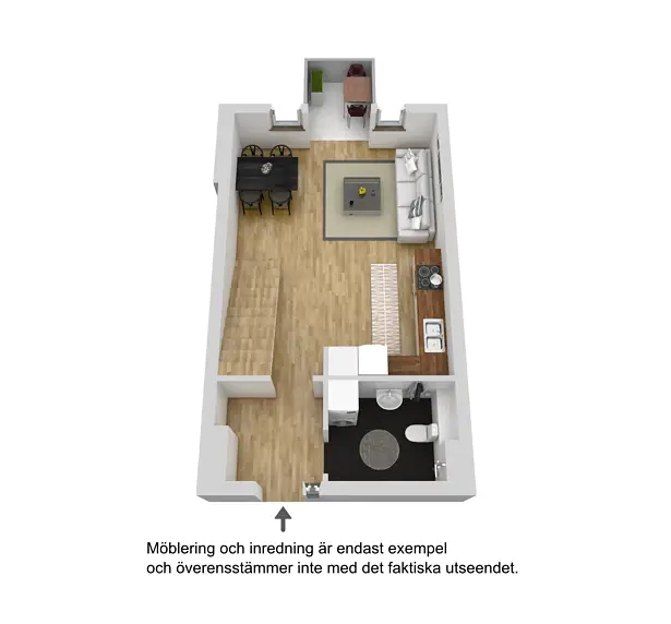 私密空间设计，59 平米公寓的优雅解决方案-16