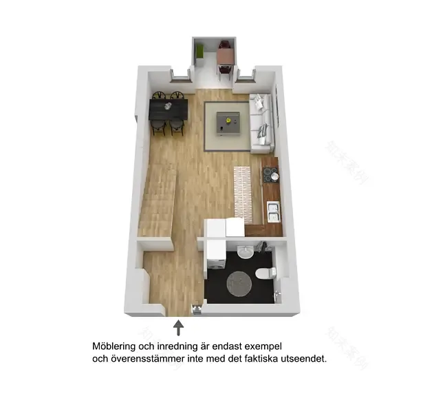 私密空间设计,59 平米公寓的优雅解决方案-16