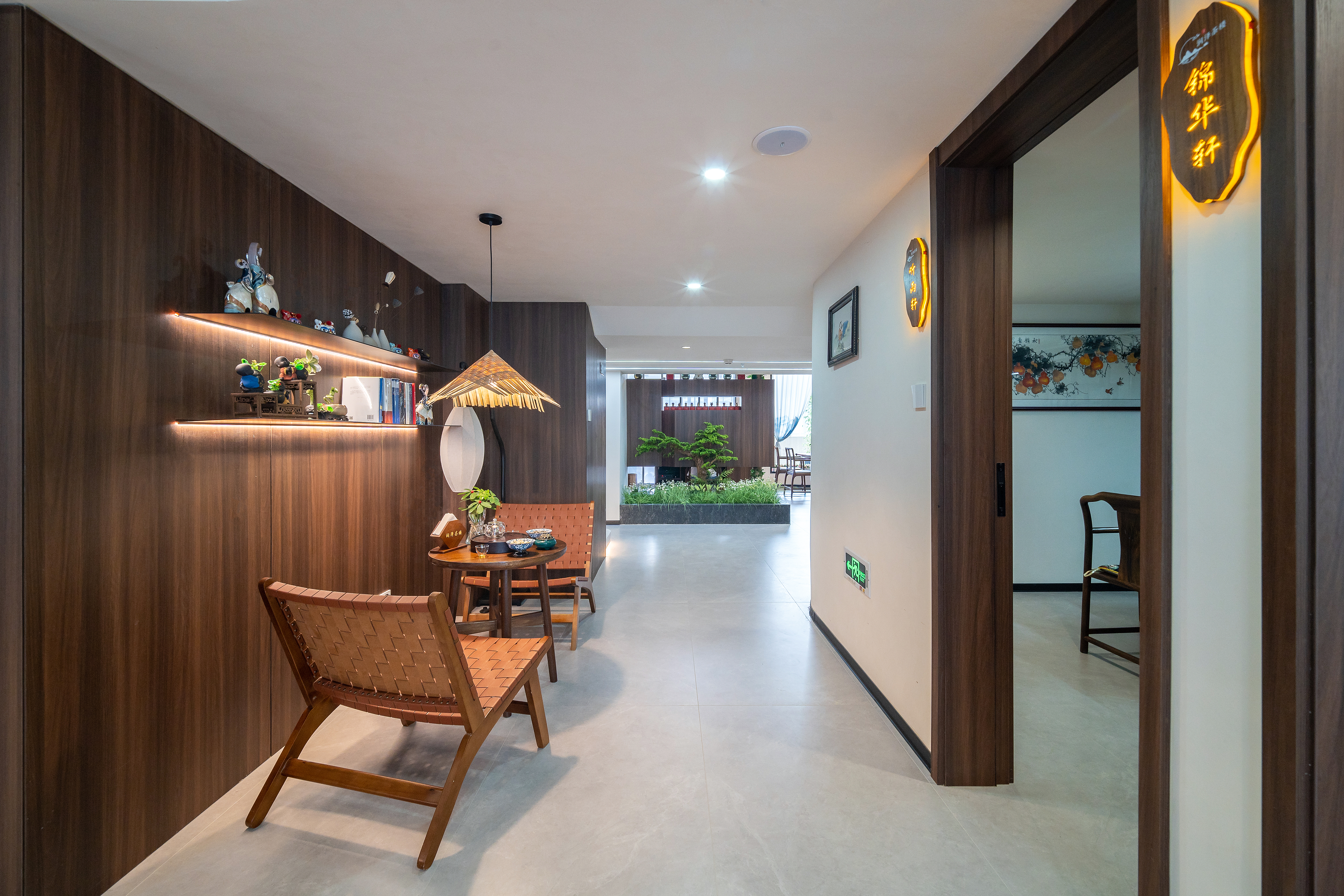 润泽茶楼 几何空间设计-6