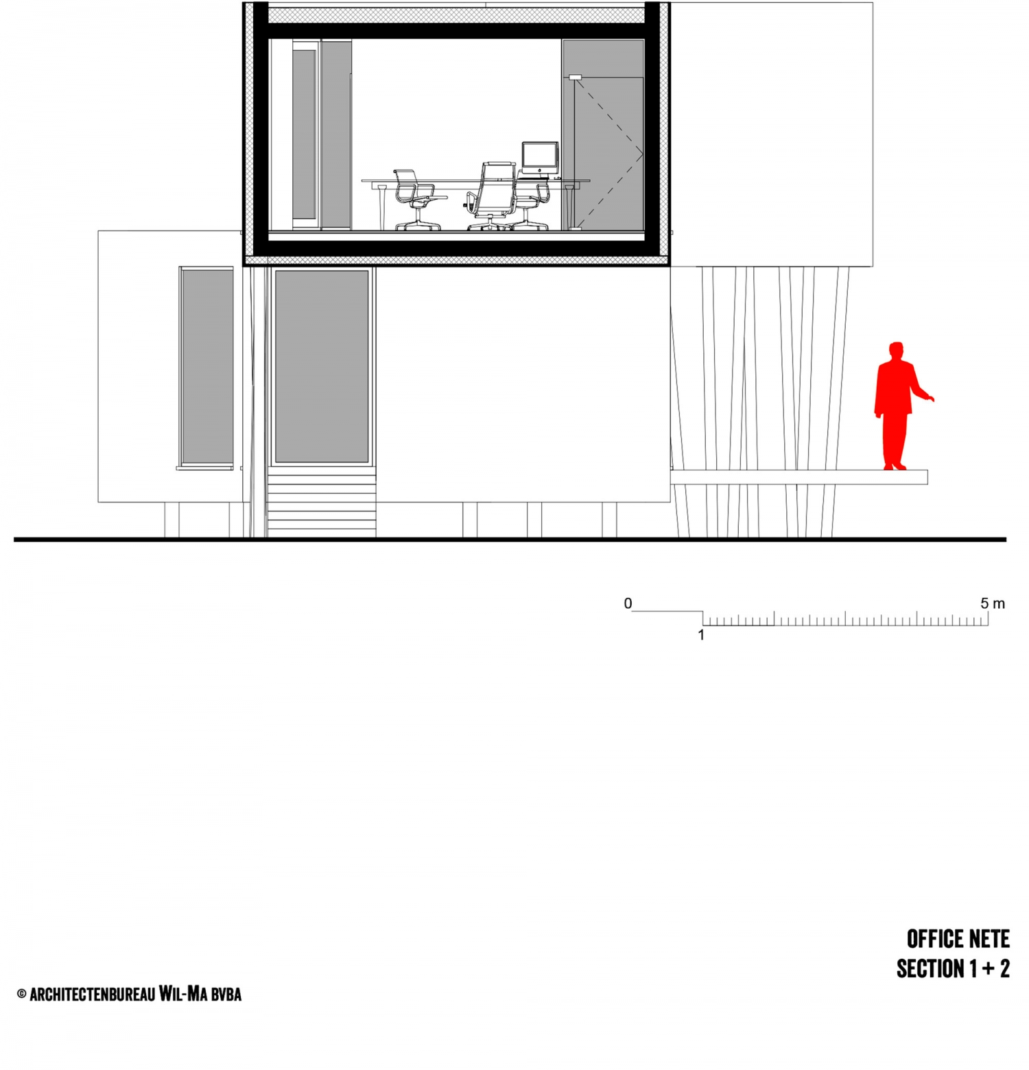 比利时 NETE 办公室丨architectenbureau Wil-Ma-39