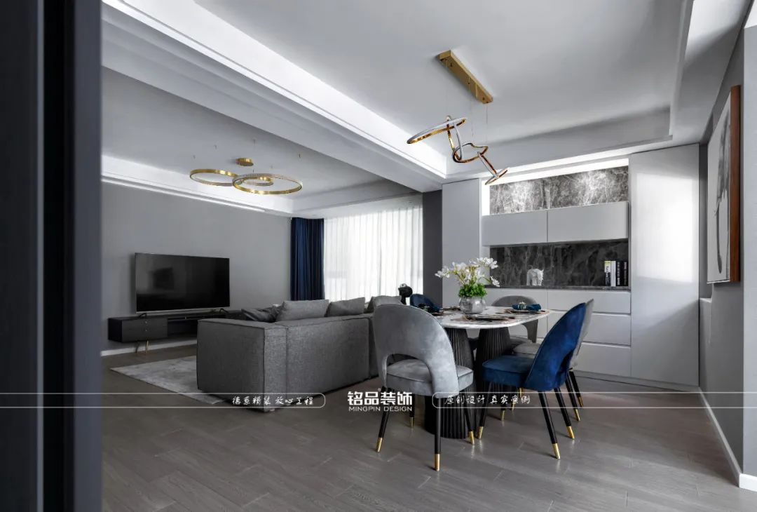 东新园望景苑现代简约家居设计丨铭品装饰-33