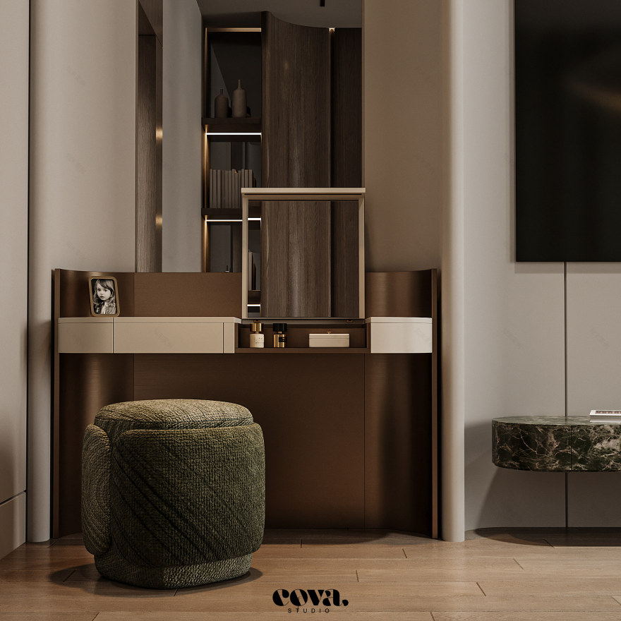 主卧室丨沙特阿拉伯丨Cova Studio-14