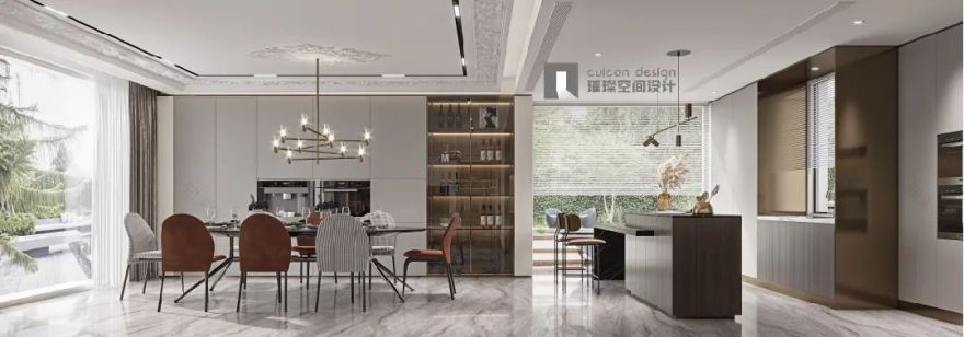 祥生·国玥公馆 法式轻奢现代空间设计丨璀璨空间设计事务所-14