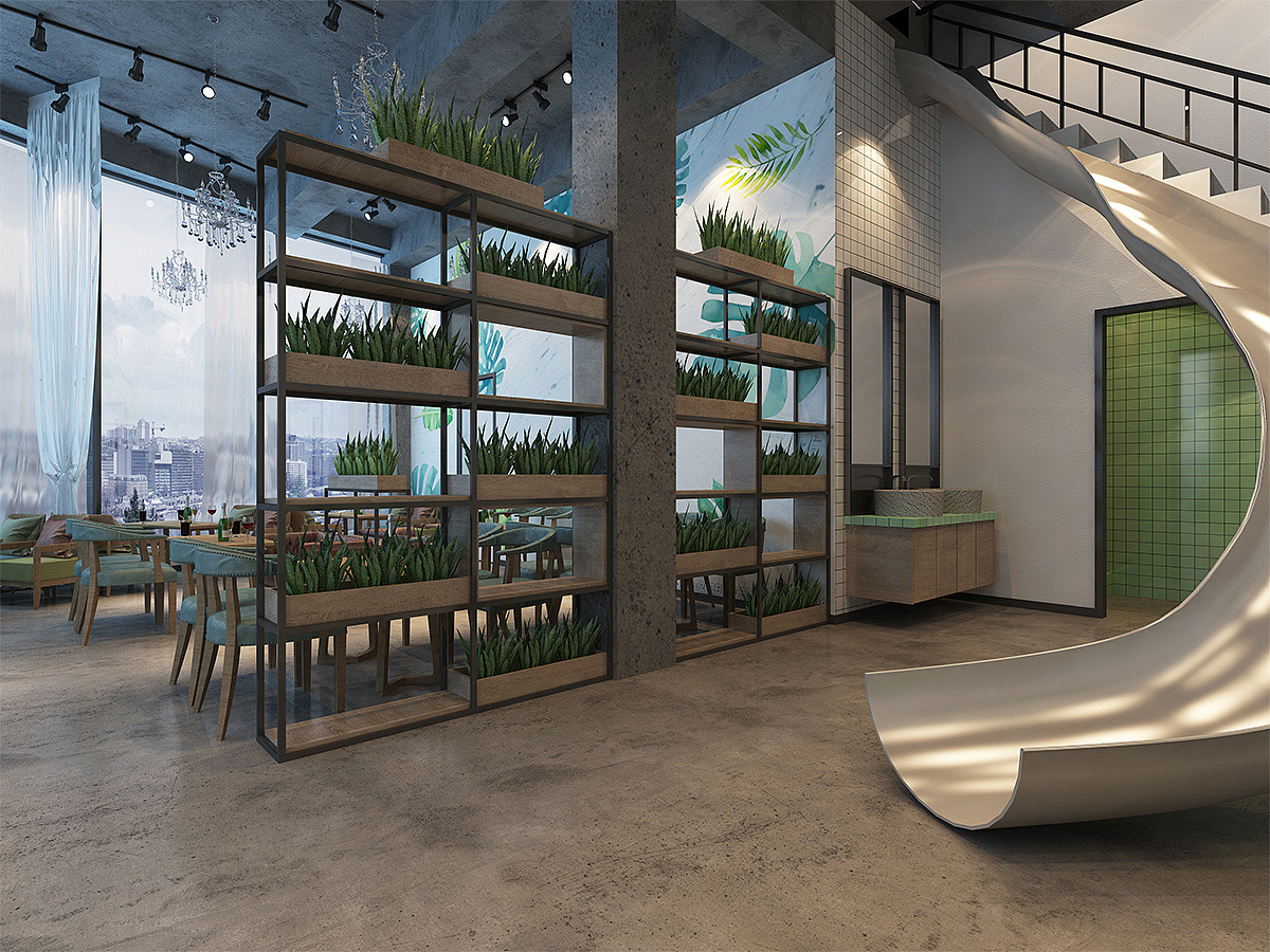 简餐轻奢餐厅-3