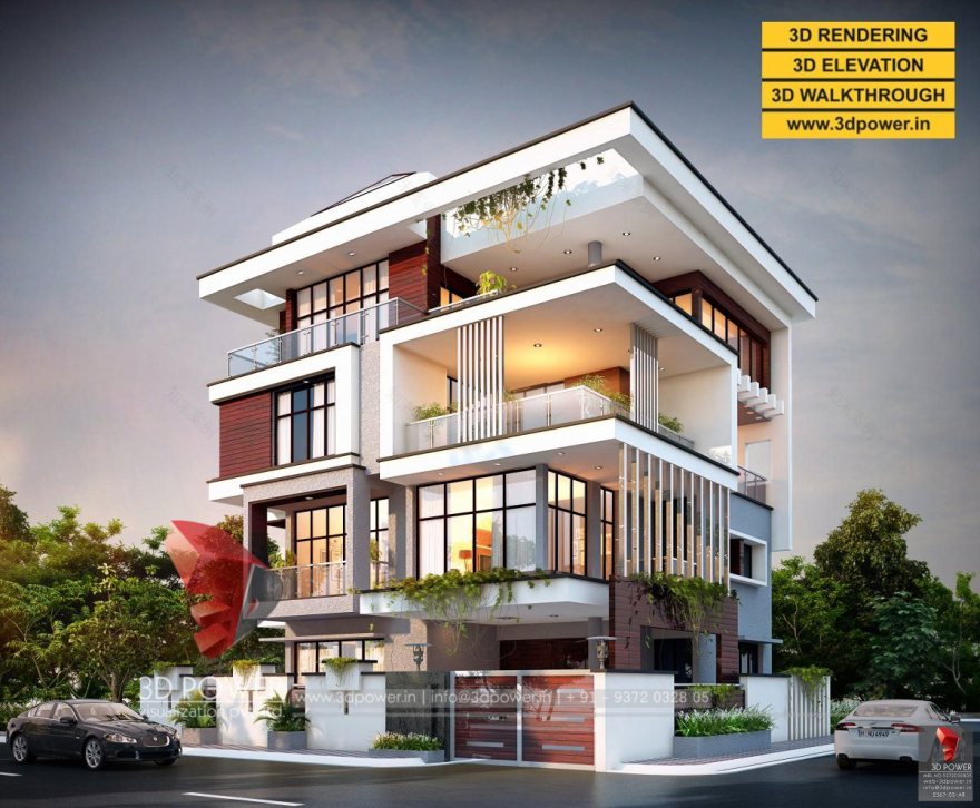 3d bungalow designs best architectural rendering services-10
