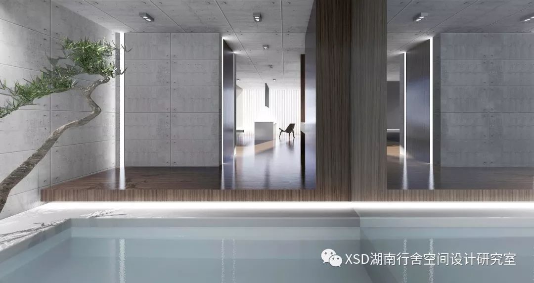 《融合》——现代简约挑空复式,自然生活与工作的完美结合-35