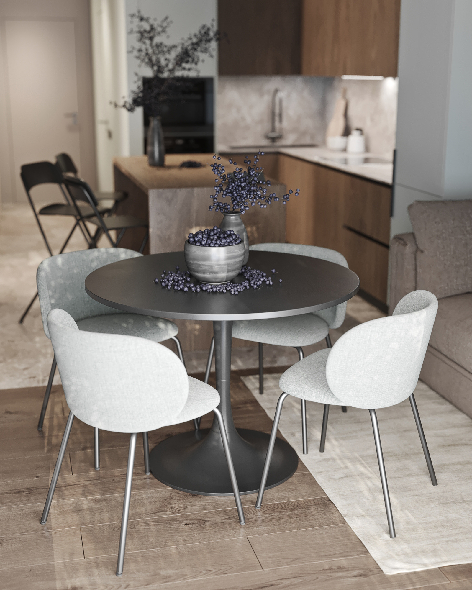 Contemporary Flat Design for Young Family-28