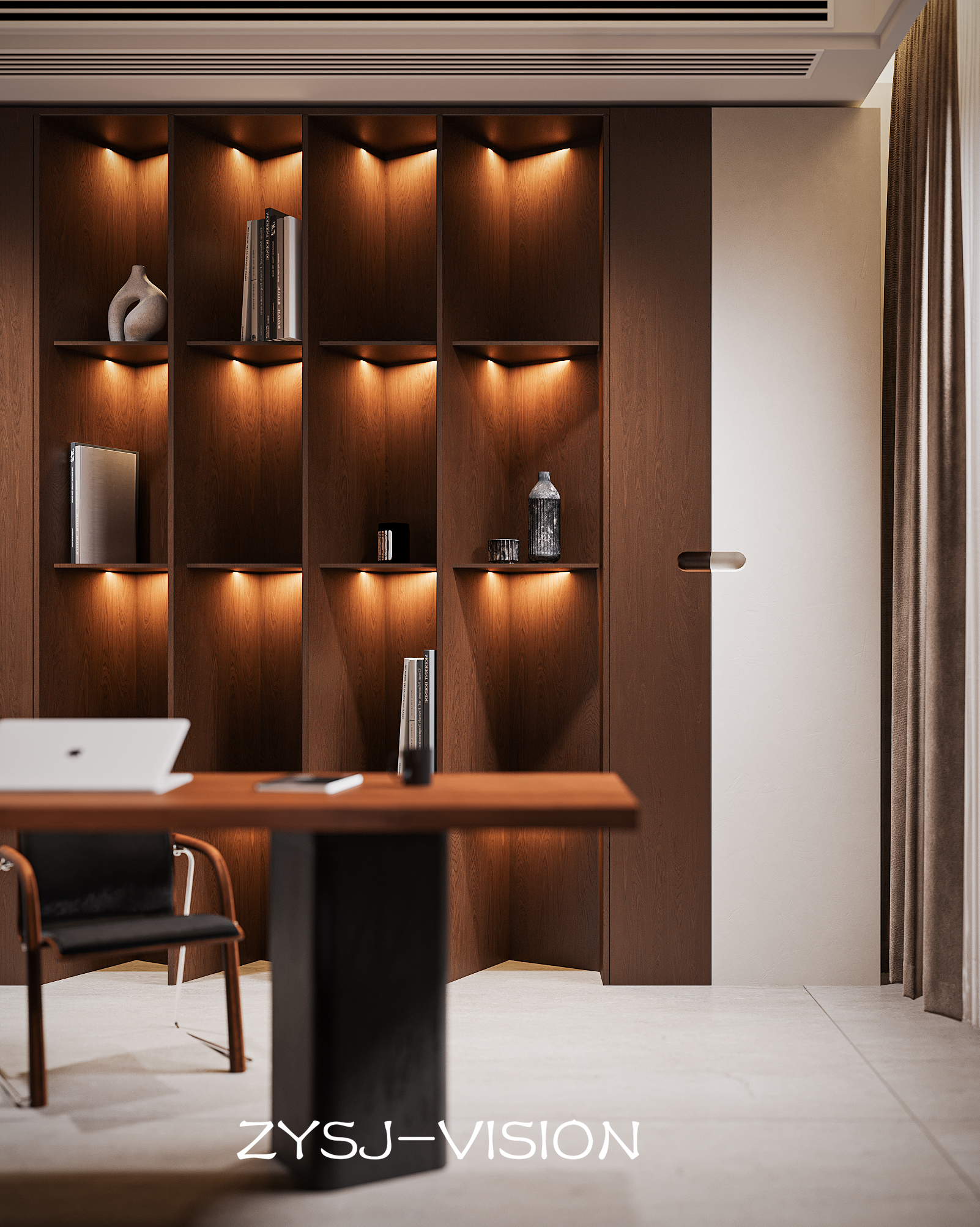 中古别墅 · 穿越时光的质感,黑沙与旋转楼梯的对话-15