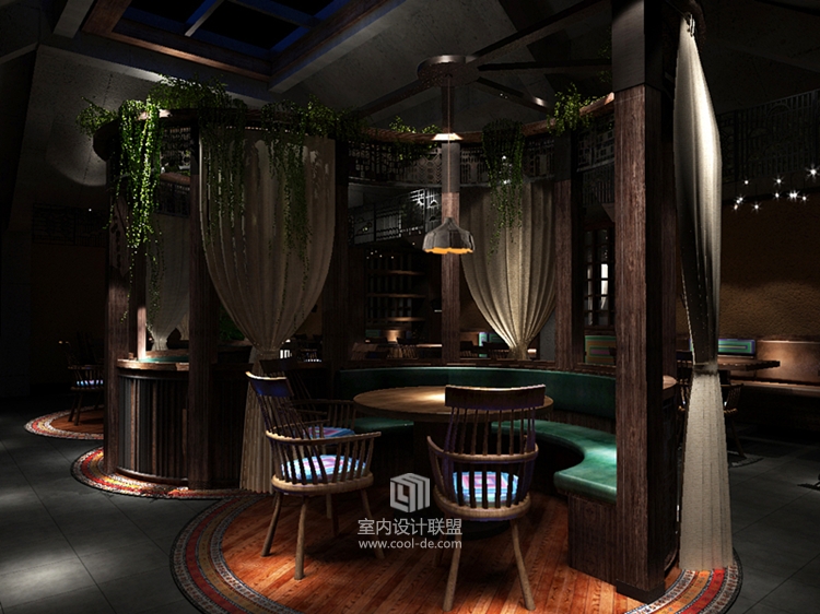 火锅餐厅设计-南昌蒙骨王餐厅设计-9