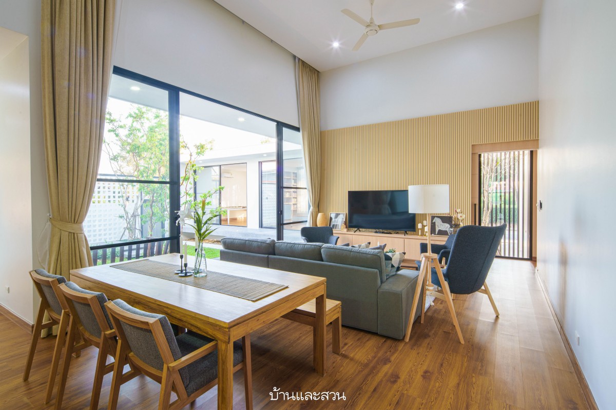 แบบบ้านวัยเกษียณสไตล์โมเดิร์น เรียบง่าย อยู่สบาย - บ้านและสวน-3