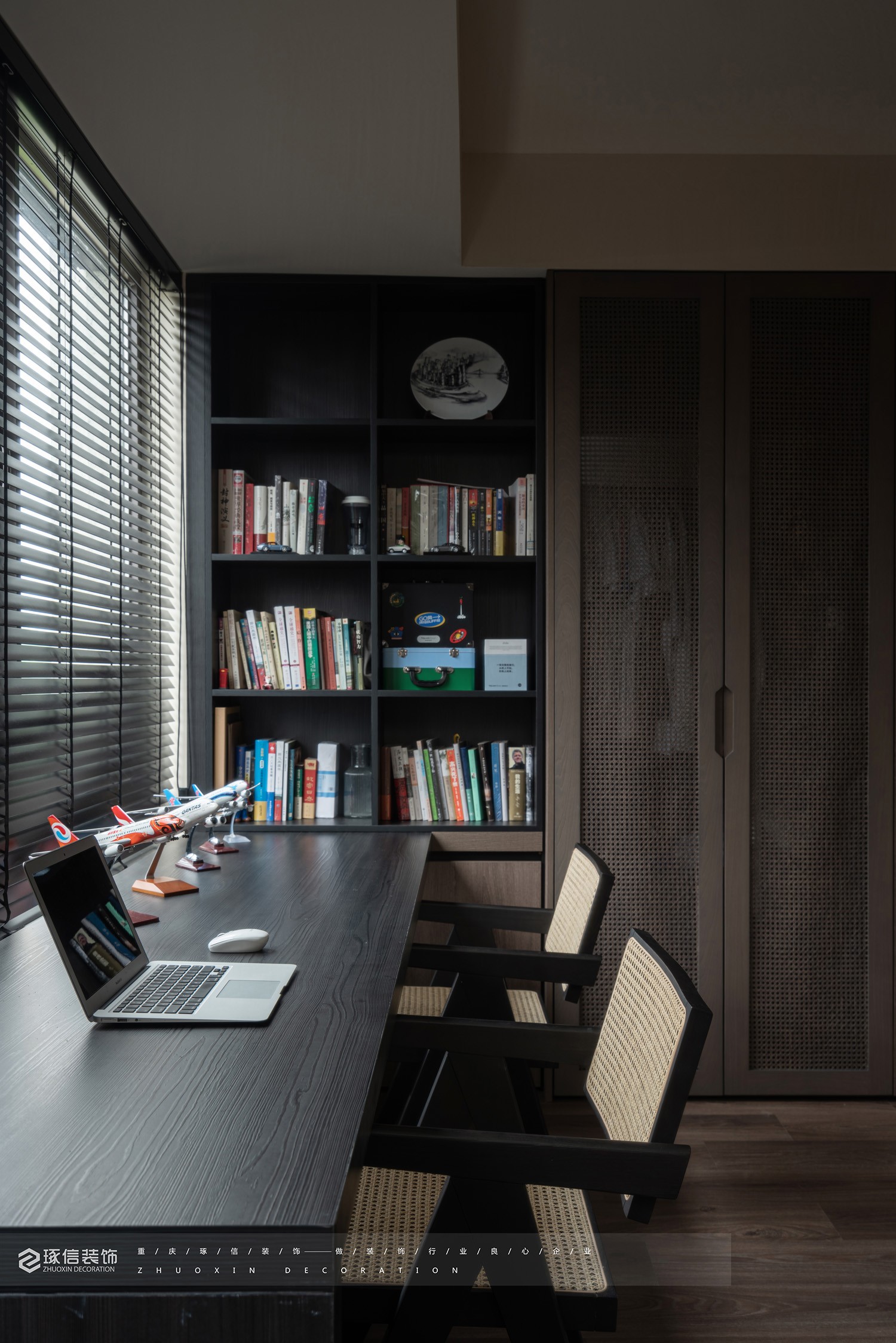 110 平简约现代风舒适空间丨琢信装饰-31