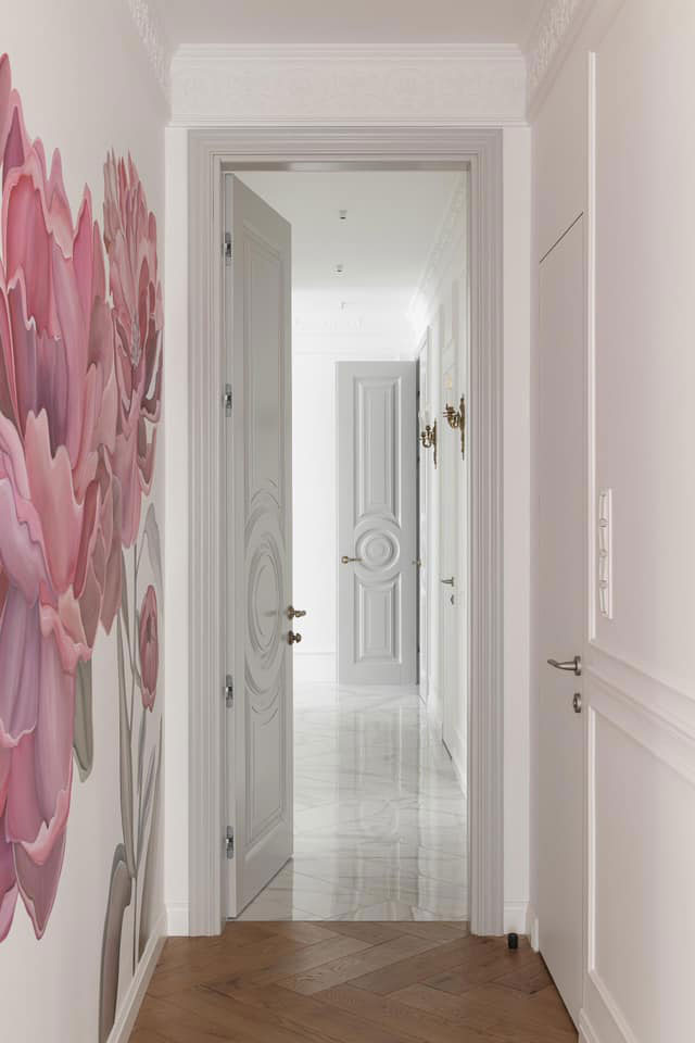 基辅现代公寓的古典艺术设计-14