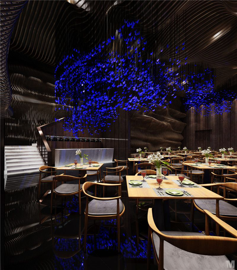 蝶影概念餐厅 上域设计-0