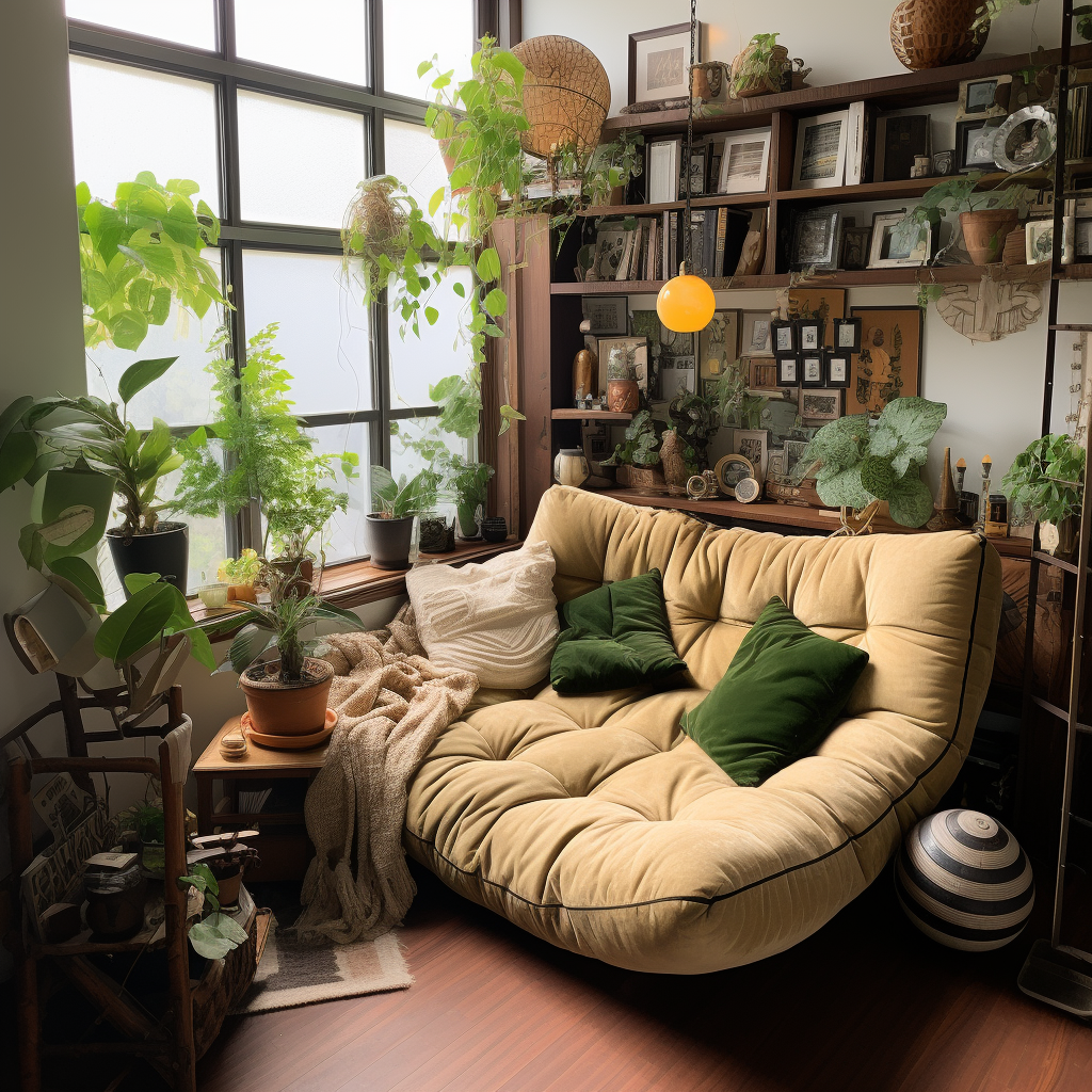 懒人椅子绿色-19