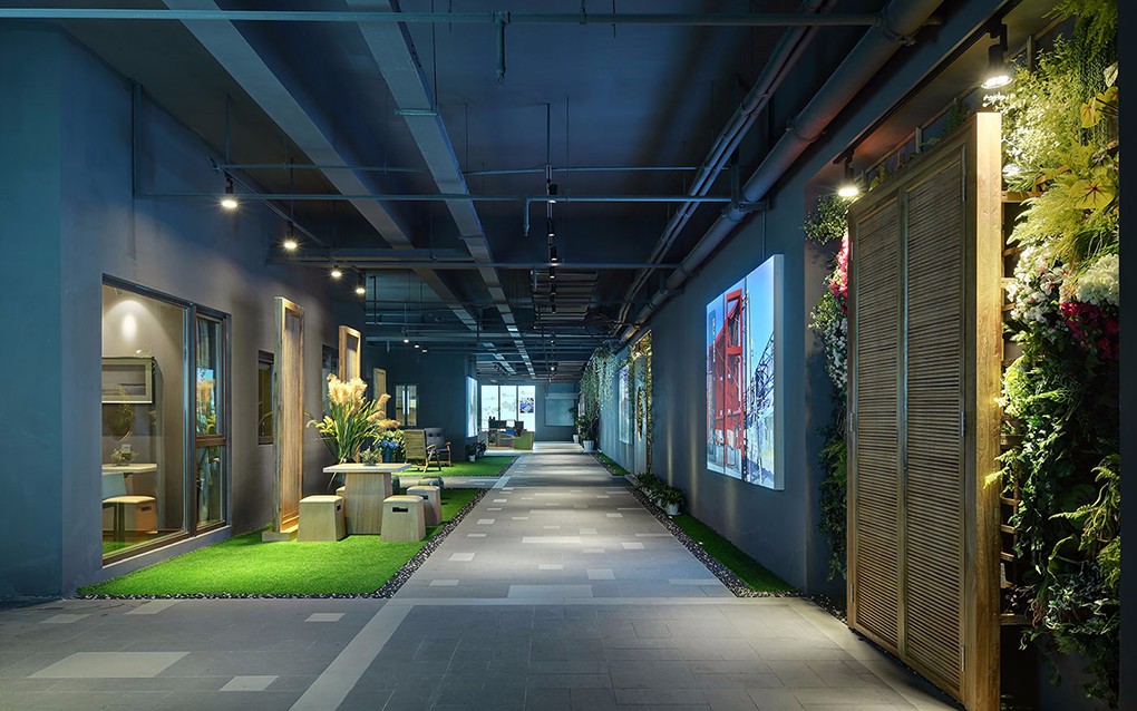 万科苏州 吴江公园里售楼处软装-12