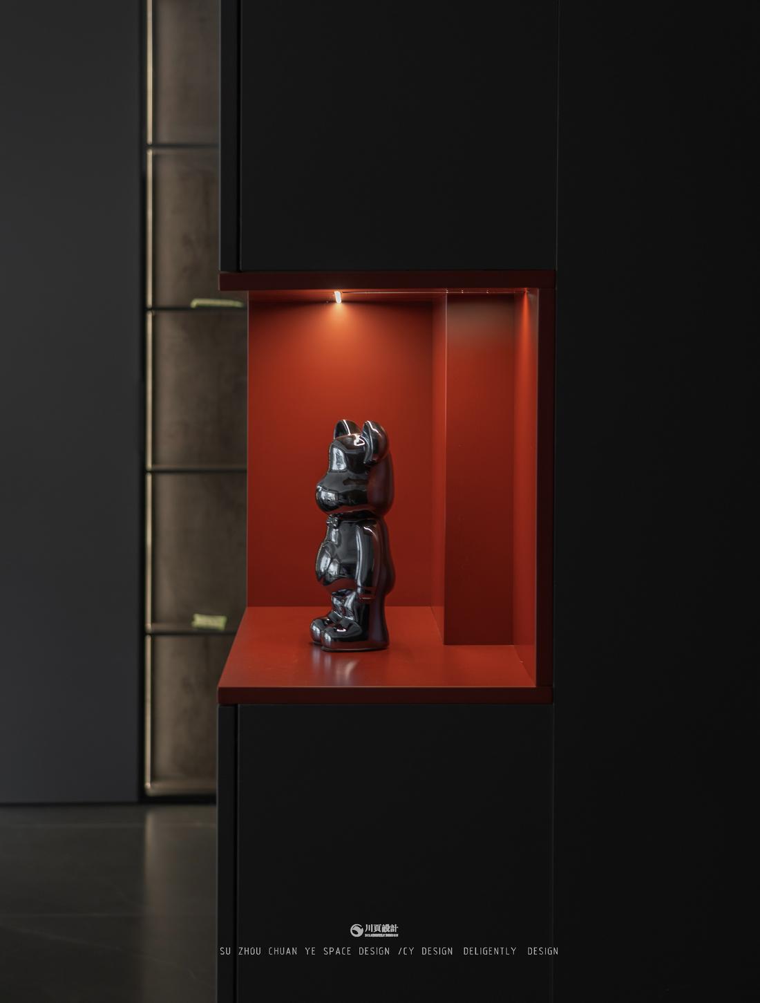 暗黑系精装房 · 现代简约的优雅与神秘-18