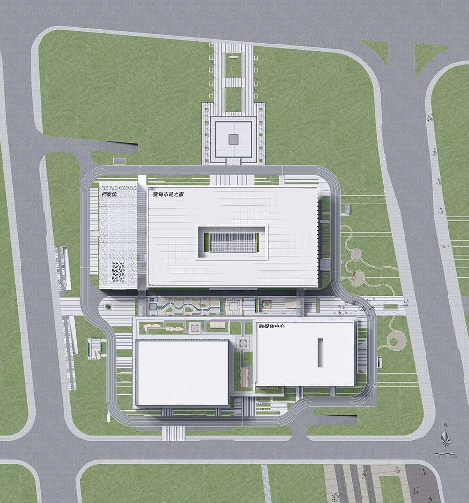 武汉市蔡甸城市综合服务中心一期丨中国武汉丨中信设计-39