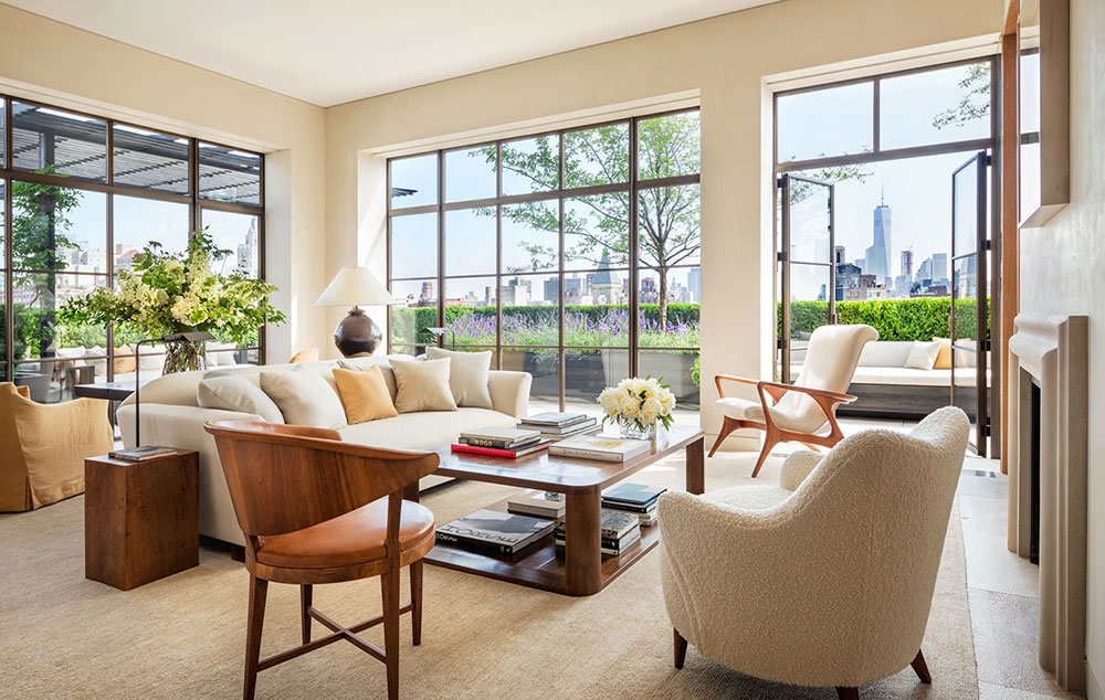 纽约顶层公寓，全景露台惊艳四座-3