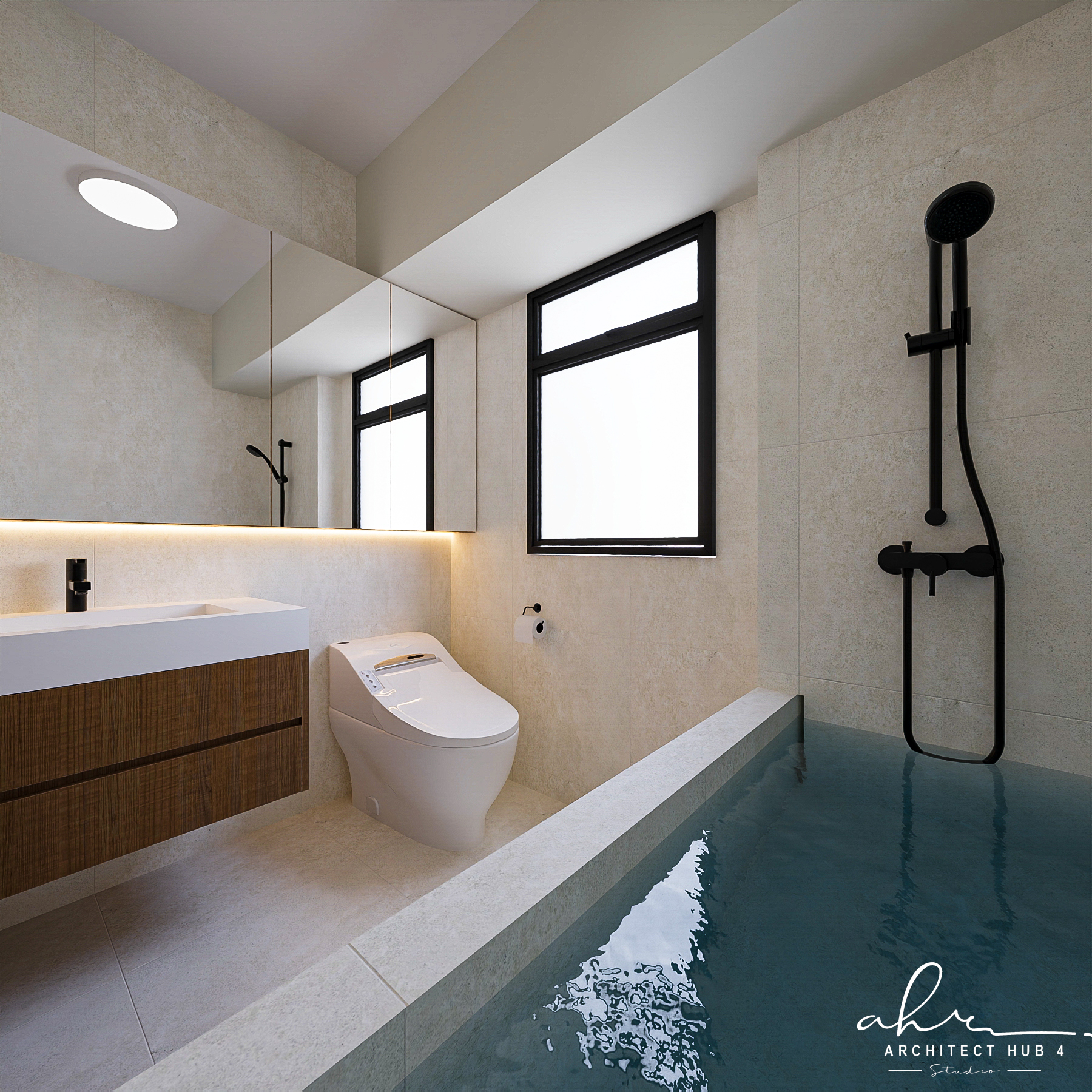 平层丨新加坡丨AH4 Studio-11