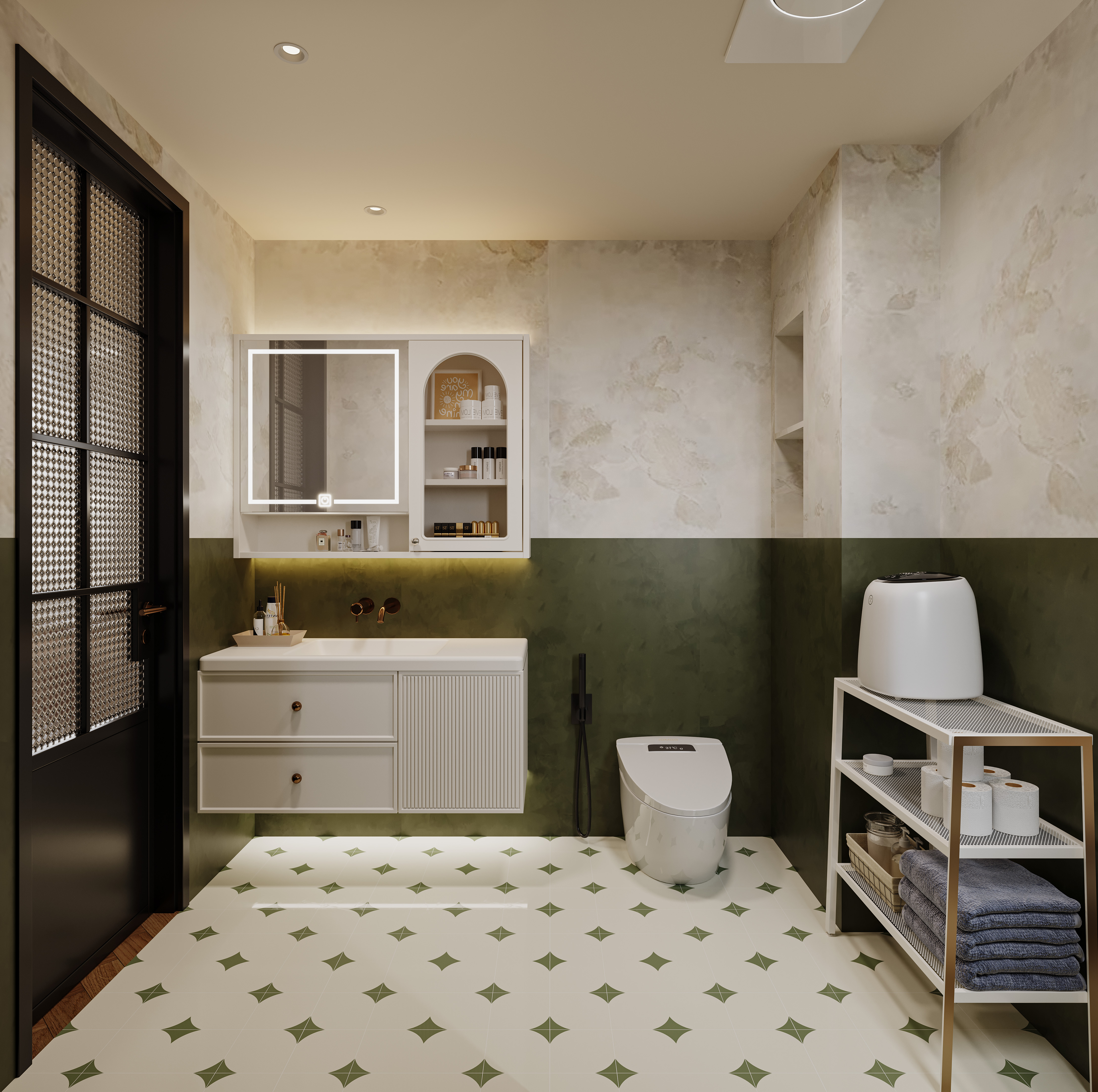 法式挑空别墅-26