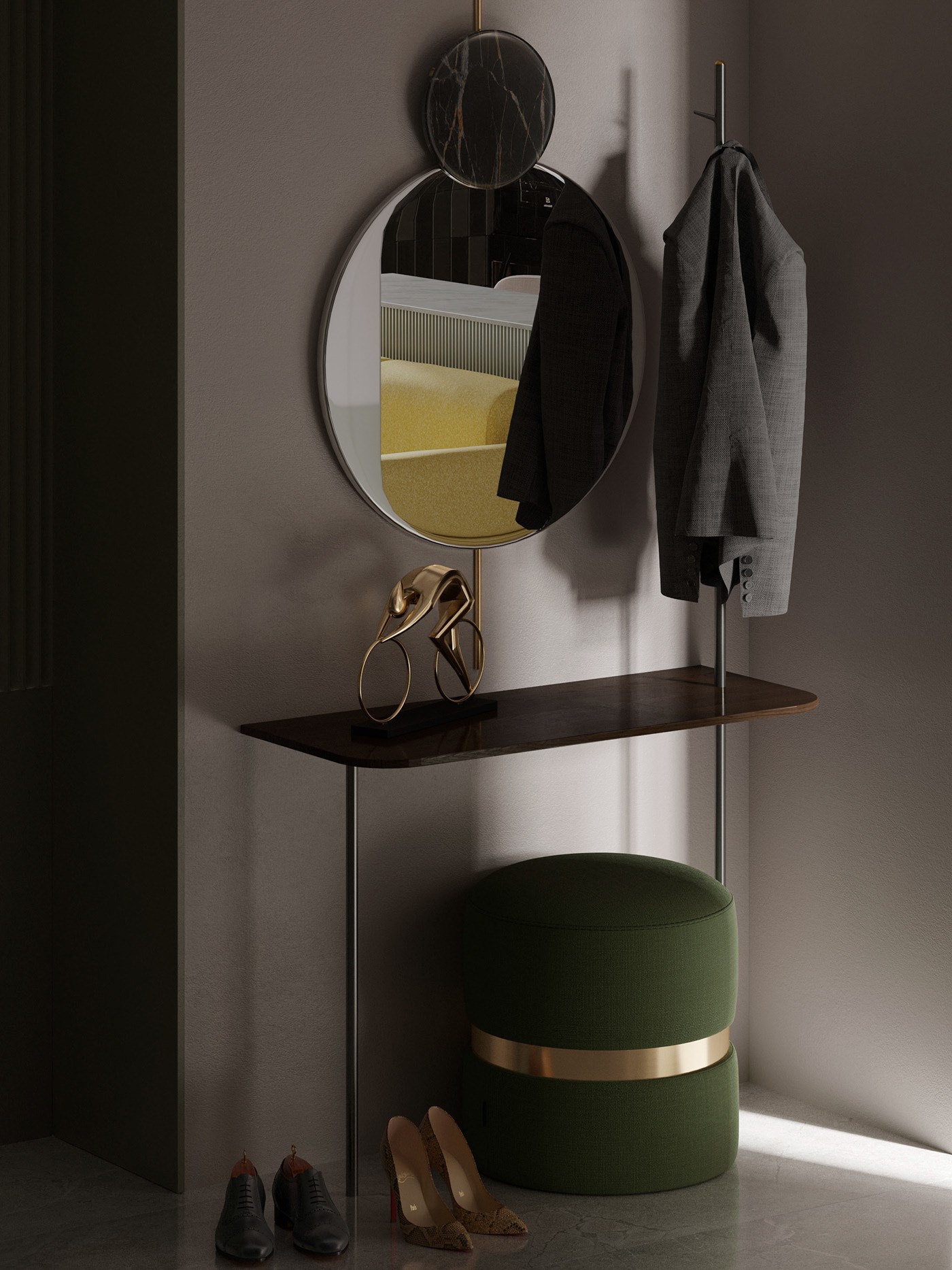 38.5㎡小空间公寓设计 超有质感！-5