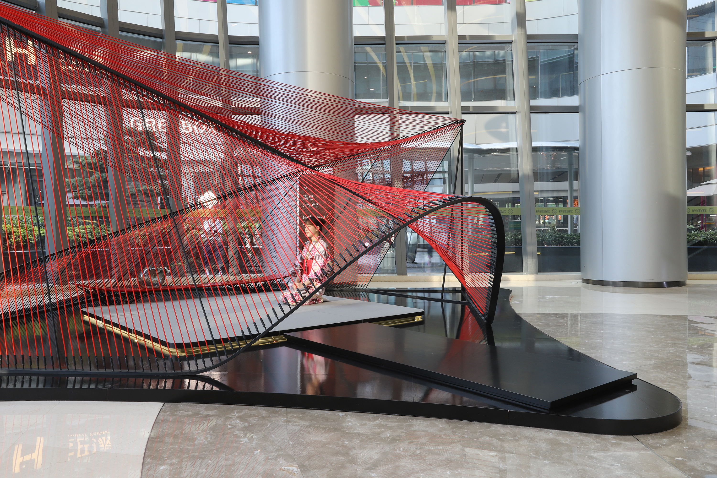 创新茶室 · 红纤维诠释传统日式茶文化-21