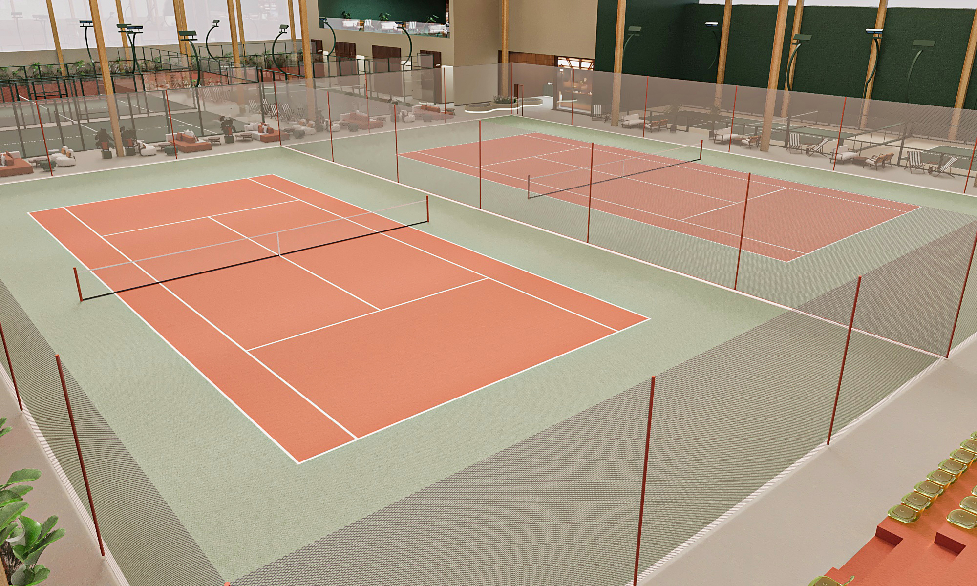 Padel, Tennis and Pickleball Court-31
