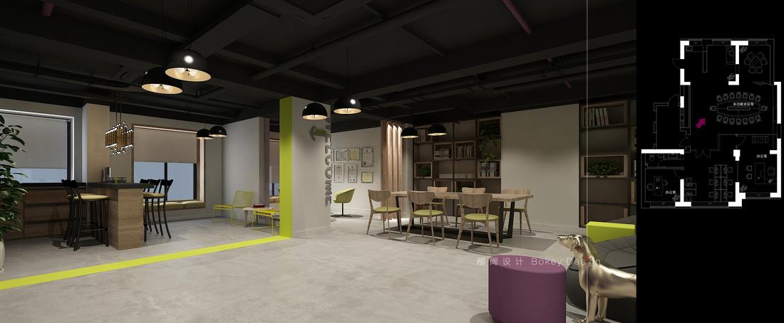 创意办公空间设计案例 | 色彩与功能的完美融合-6