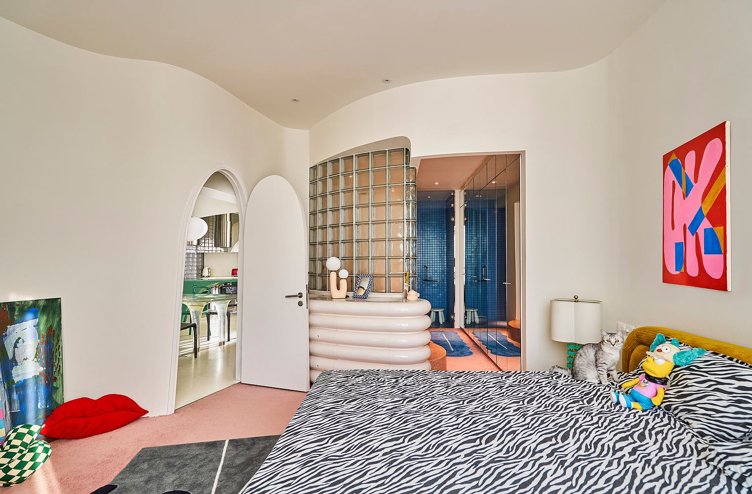 色彩斑斓的孟菲斯loft公寓丨法国巴黎丨Zyva Studio-67