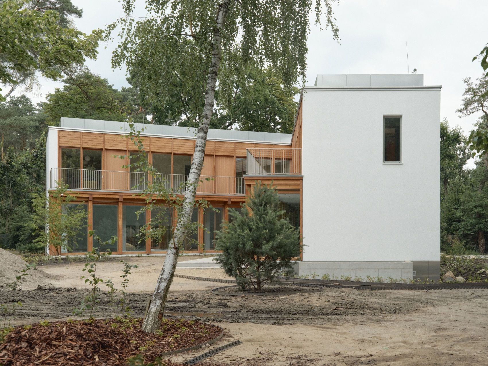 Konstancin带泳池的现代住宅丨波兰华沙丨Ewa Kaszuba-22