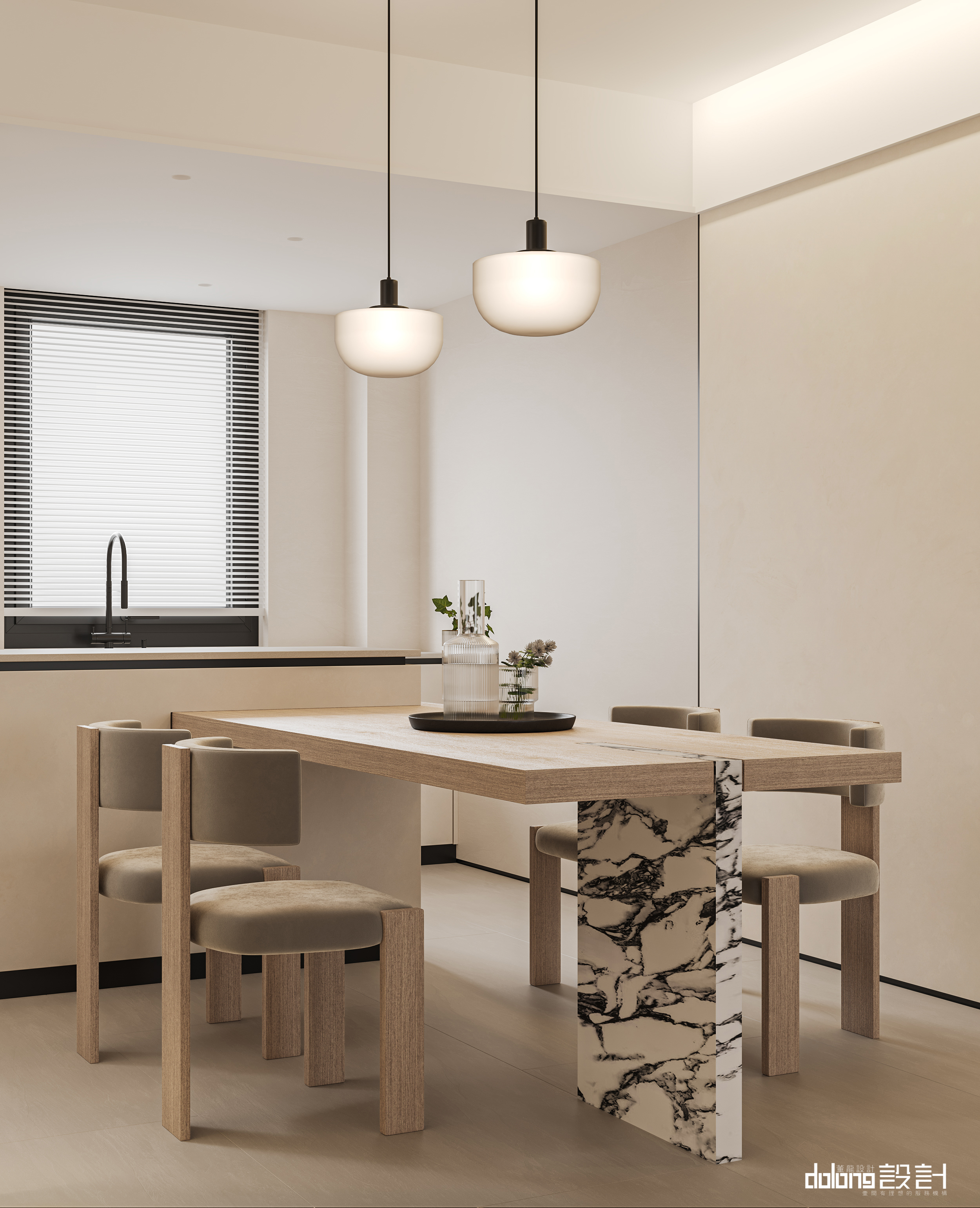 西堤国际 255㎡ 设计丨DoLong 董龍设计-22