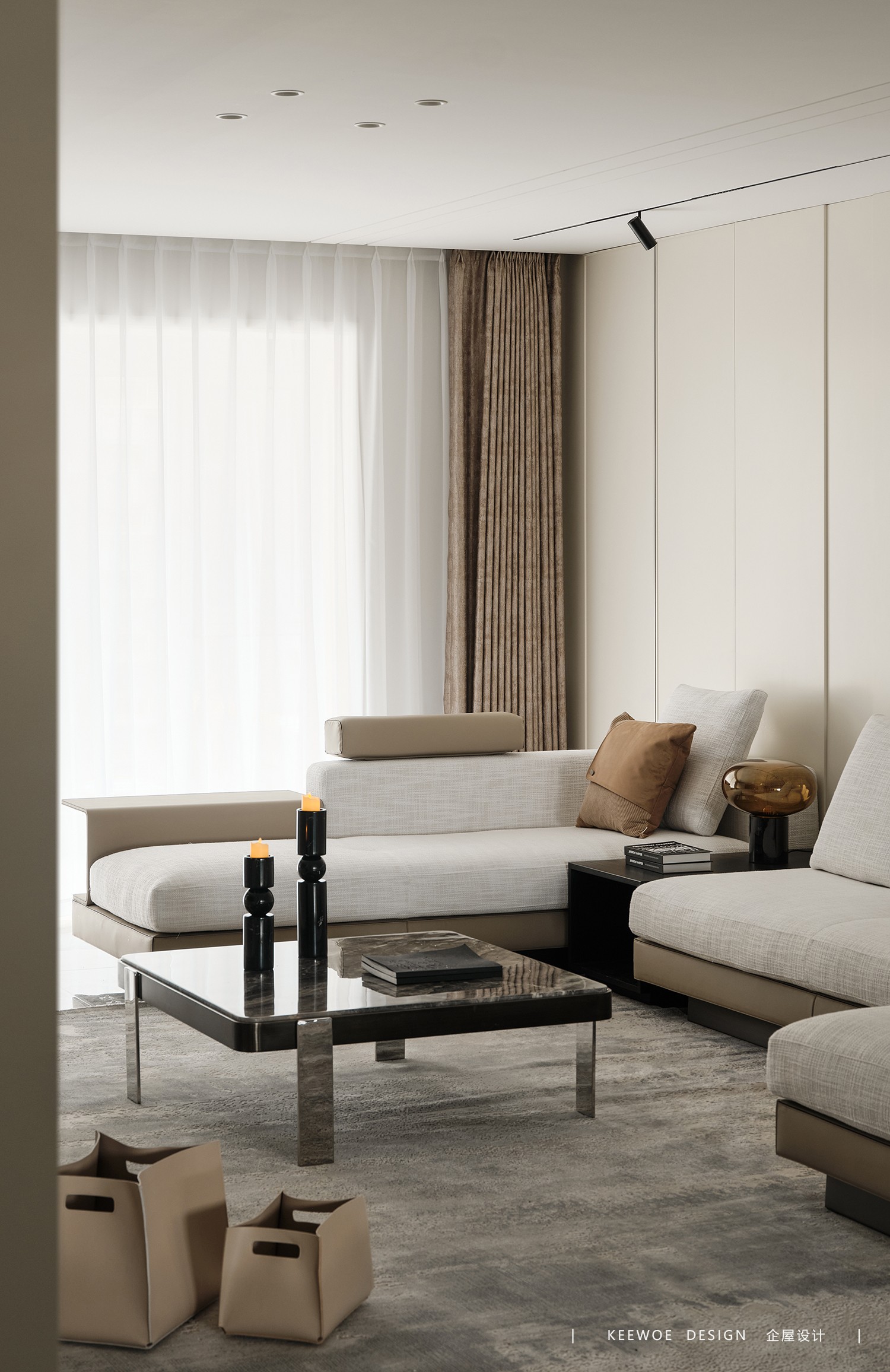 东方诚园·245㎡平层之家丨企屋设计-8