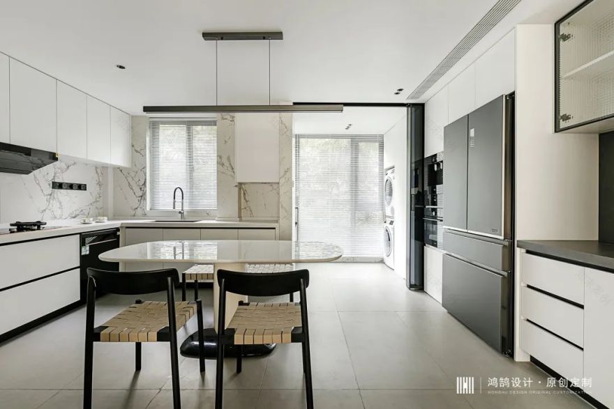 150㎡奶油轻法式 | 宝格丽大理石浪漫加分,这个家拥有高级色彩-16