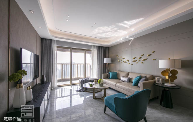 115㎡现代轻奢住宅  意境设计-18