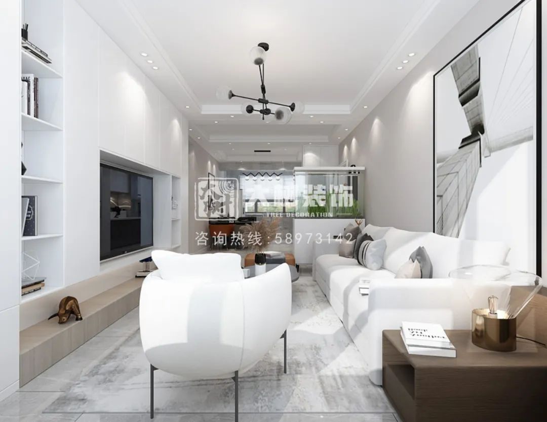 骏赫城 57㎡北欧风，自然光线营造奇妙空间-16