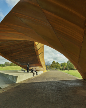 Luther George Park Performance Pavilion / Trahan Architects