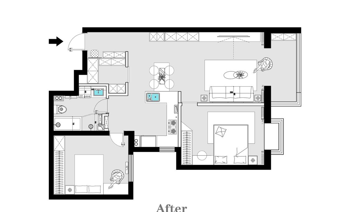 黑白灰简约家-55