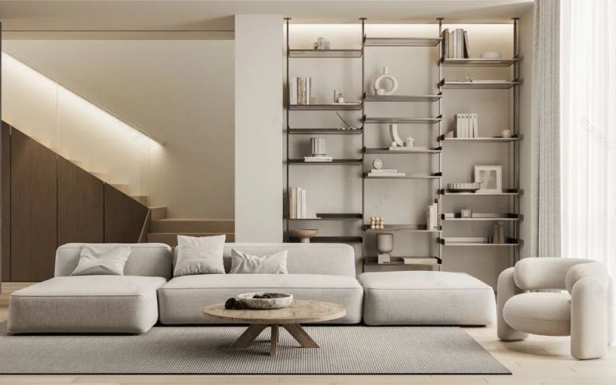 现代 300㎡极简别墅丨DDD,Architects-6