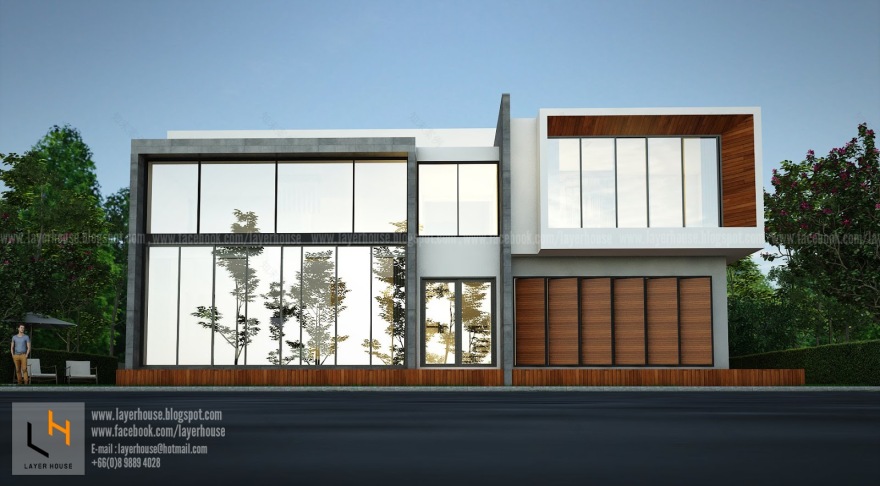 17·13m带4卧室的房屋设计方案丨Layer House(泰国)-44