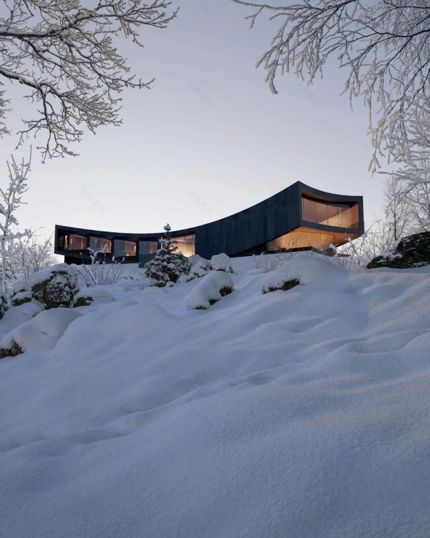 Snøhetta北海道新作(NOT A HOTEL度假住宅)-22