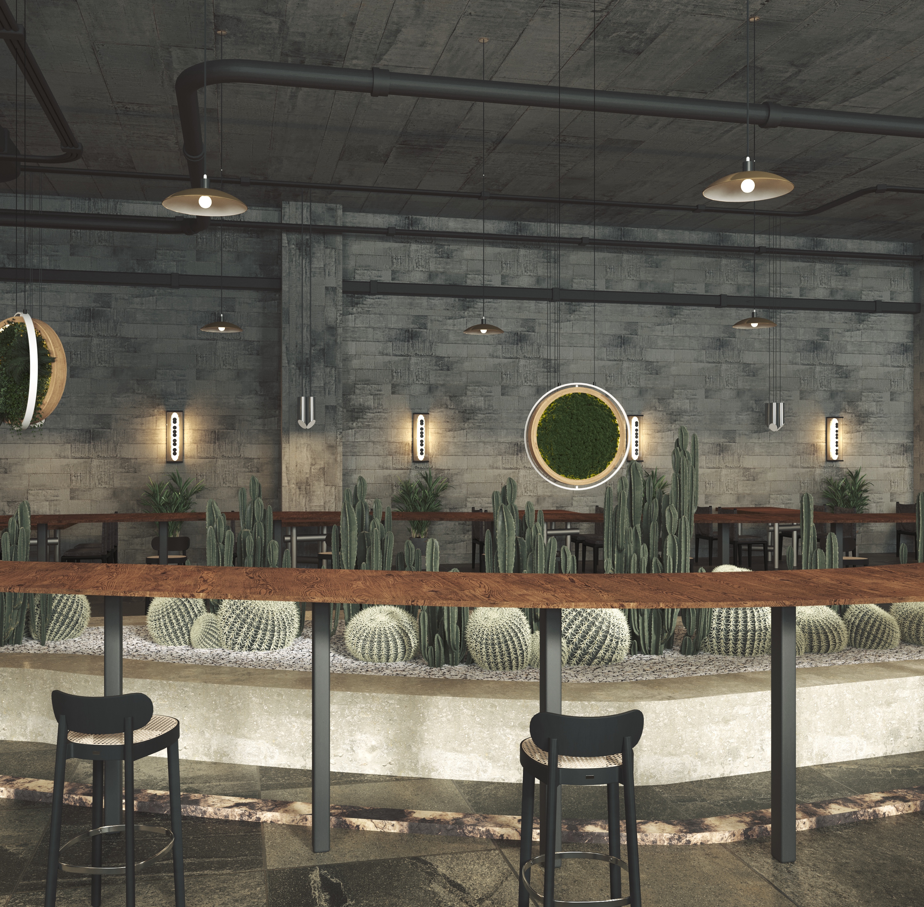 后工业风格快餐店-9