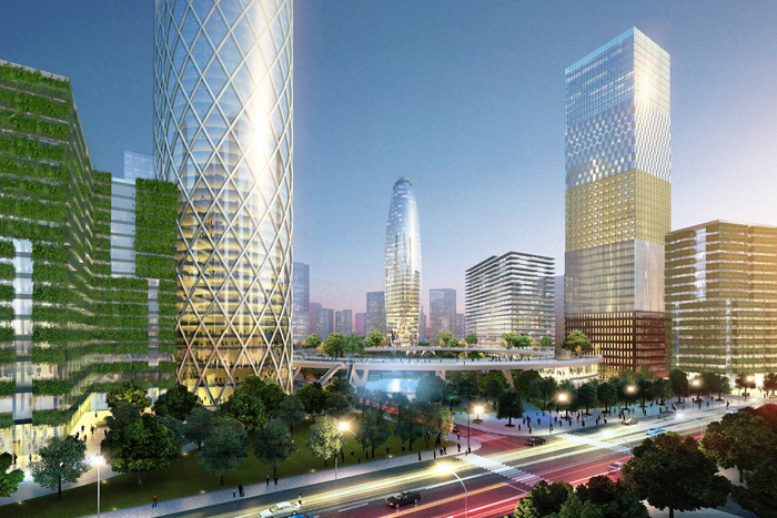 QIANHAI EXCHANGE PLAZA（前海交换广场）丨中国深圳丨Andrea Maffei Architects-1