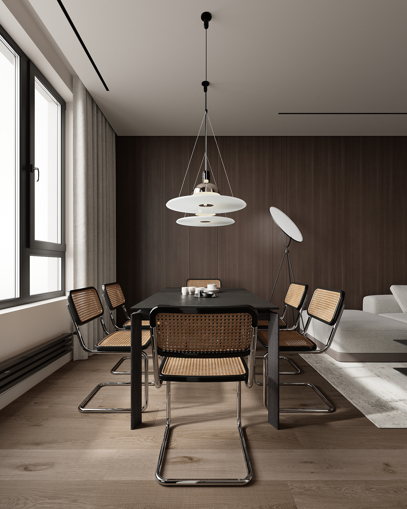 胡桃木灰调空间-11