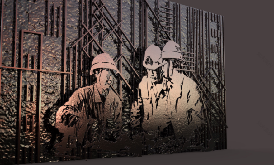 天树视觉×春城劳模工匠馆丨红色工业风致敬春城工匠魂-17