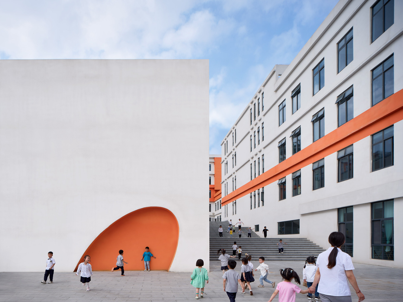 黄河南岸的“红璇玑带”小学丨中国河南-0