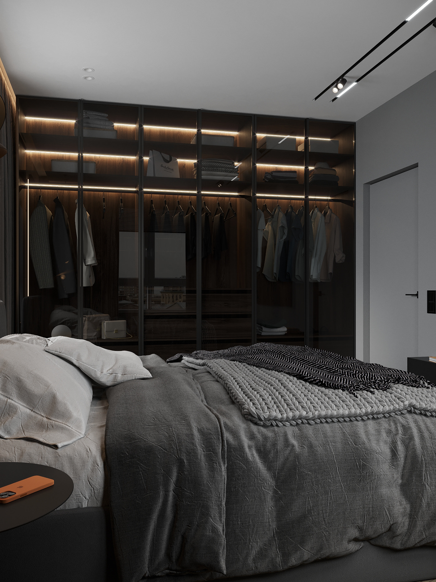 现代黑色调空间  神秘大气！-19