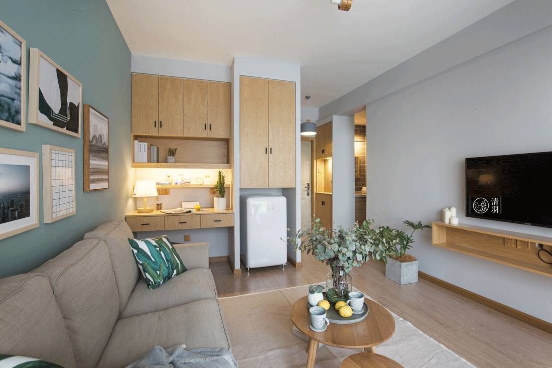 成都宽窄巷子旁简约民宿设计-31