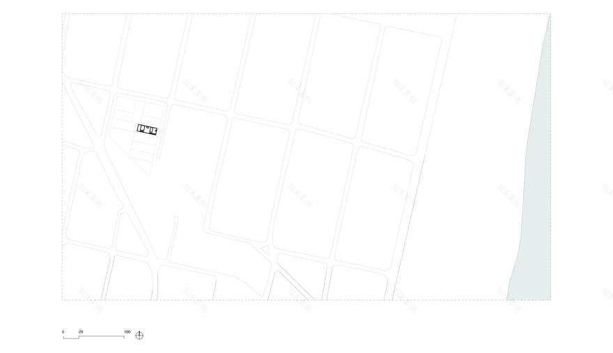 边界住宅 | 耐候钢棱柱框架与交错空间设计-18