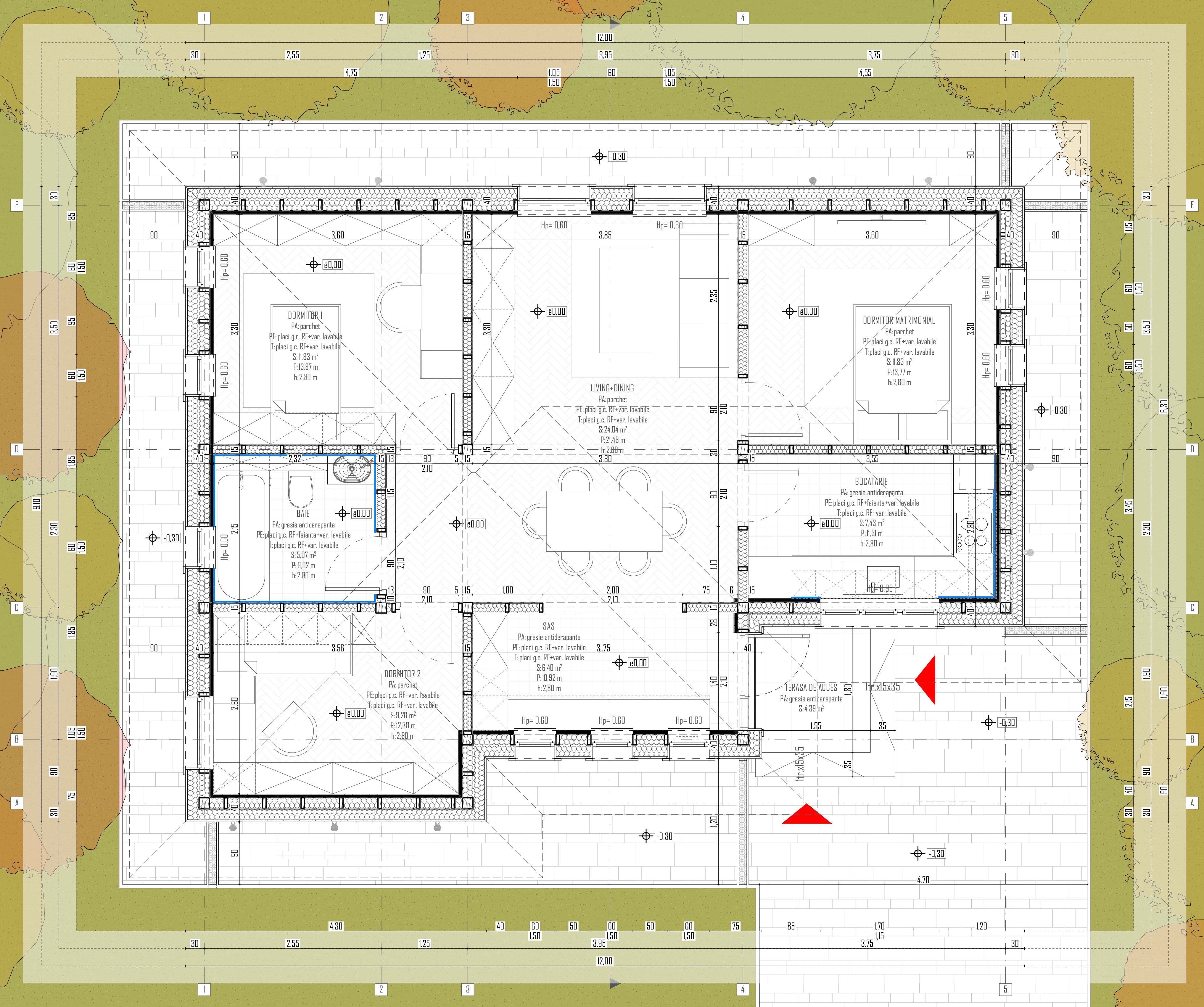 Proposal for a house on the ground floor-3